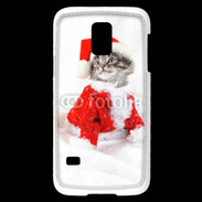Coque Samsung Galaxy S5 Mini Chat Noël 3