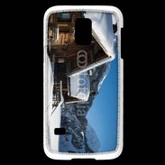 Coque Samsung Galaxy S5 Mini Chalet enneigé
