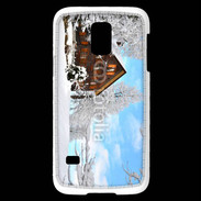 Coque Samsung Galaxy S5 Mini Chalet enneigé 2