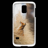 Coque Samsung Galaxy S5 Mini Renard paysage hiver
