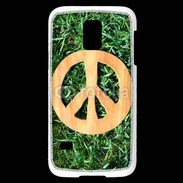 Coque Samsung Galaxy S5 Mini Paix et herbe
