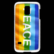 Coque Samsung Galaxy S5 Mini Rainbow peace 5