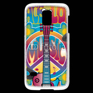 Coque Samsung Galaxy S5 Mini Peace love music 3