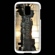 Coque Samsung Galaxy S5 Mini Port de cannes au couché de soleil