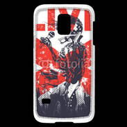 Coque Samsung Galaxy S5 Mini Tête de mort en concert live