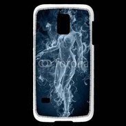 Coque Samsung Galaxy S5 Mini Femme en fumée de cigarette