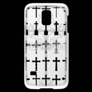 Coque Samsung Galaxy S5 Mini Fond croix