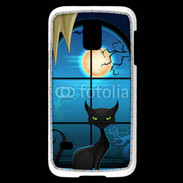 Coque Samsung Galaxy S5 Mini Chat noir