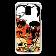 Coque Samsung Galaxy S5 Mini Design Tête de mort