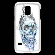 Coque Samsung Galaxy S5 Mini Crâne en dessin 50