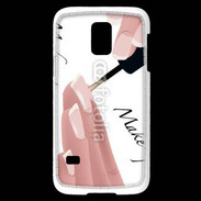 Coque Samsung Galaxy S5 Mini Pose de vernis esthéticienne