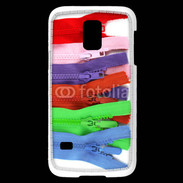 Coque Samsung Galaxy S5 Mini Fermetures éclaires coutures