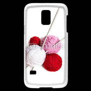Coque Samsung Galaxy S5 Mini Tricot et couture