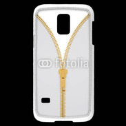 Coque Samsung Galaxy S5 Mini Fermetures éclaires coutures 2