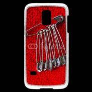 Coque Samsung Galaxy S5 Mini Épingles à nourrice couture 