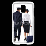 Coque Samsung Galaxy S5 Mini Commandant de bord et hôtesse de l'air