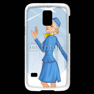 Coque Samsung Galaxy S5 Mini Hôtesse de l'air 6
