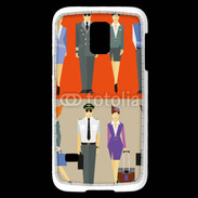 Coque Samsung Galaxy S5 Mini Commandant de bord et hôtesse de l'air 2