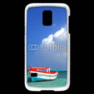 Coque Samsung Galaxy S5 Mini Bateau de pêcheur en mer