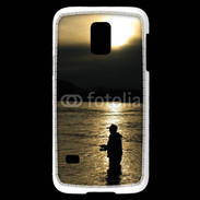 Coque Samsung Galaxy S5 Mini Pêcheur nocturne