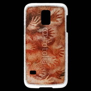 Coque Samsung Galaxy S5 Mini Peinture préhistorique de mains