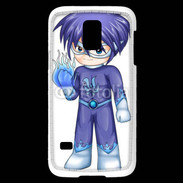 Coque Samsung Galaxy S5 Mini Chibi style illustration of a superhero