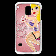 Coque Samsung Galaxy S5 Mini Dessin femme sexy style Betty Boop
