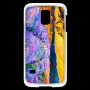 Coque Samsung Galaxy S5 Mini Champs de lavande