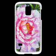 Coque Samsung Galaxy S5 Mini Fleur en peinture