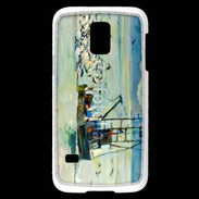 Coque Samsung Galaxy S5 Mini Peinture bateau de pêche