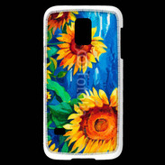 Coque Samsung Galaxy S5 Mini Peinture de tournesol