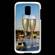 Coque Samsung Galaxy S5 Mini Amour au champagne
