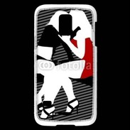 Coque Samsung Galaxy S5 Mini Illustration bisou lesbienne