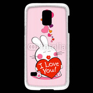 Coque Samsung Galaxy S5 Mini I love you Bunny