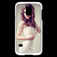 Coque Samsung Galaxy S5 Mini Jolie femme style poupée porcelaine