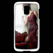 Coque Samsung Galaxy S5 Mini femme glamour pensante 2