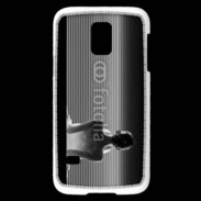 Coque Samsung Galaxy S5 Mini femme glamour noir et blanc