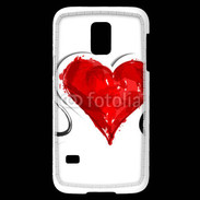 Coque Samsung Galaxy S5 Mini Love en peinture 5