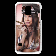 Coque Samsung Galaxy S5 Mini Pin up aviator