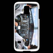 Coque Samsung Galaxy S5 Mini Cockpit avion de ligne