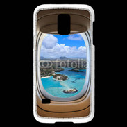 Coque Samsung Galaxy S5 Mini Vue de l'intérieur d'un avion