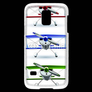 Coque Samsung Galaxy S5 Mini Avion biplan