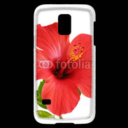 Coque Samsung Galaxy S5 Mini Hibiscus rouge
