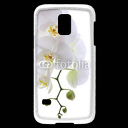 Coque Samsung Galaxy S5 Mini Orchidée blanche