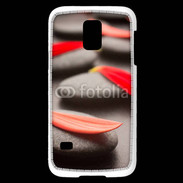 Coque Samsung Galaxy S5 Mini Galet et pétales