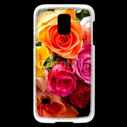 Coque Samsung Galaxy S5 Mini Bouquet de roses multicouleurs