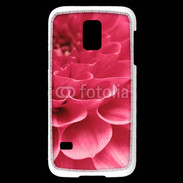Coque Samsung Galaxy S5 Mini Pétale rose zoomé