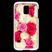 Coque Samsung Galaxy S5 Mini Fond de roses 5