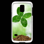 Coque Samsung Galaxy S5 Mini Trèfle à 4 feuilles 2
