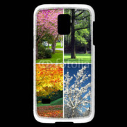 Coque Samsung Galaxy S5 Mini Arbres 4 saisons